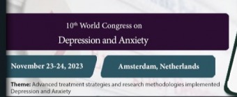 10th World Congress on Depression and Anxiety
