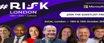 #RISK London - GRC + ESG + Culture | The UK's Leading Risk Focused Expo | 18 and 19 October, ExCeL