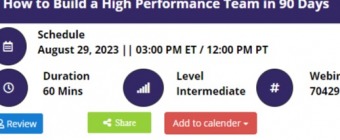 How to Build a High Performance Team in 90 Days