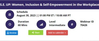 W.I.S.E. UP: Women, Inclusion & Self-Empowerment in the Workplace