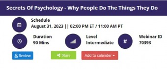 Secrets Of Psychology - Why People Do The Things They Do
