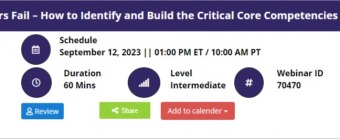 7 Reasons Leaders Fail – How to Identify and Build the Critical Core Competencies of Leadership