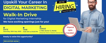 Unlock Your Digital Marketing Journey! Join Our Walk-in Drive