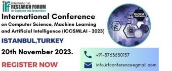 International Conference on Computer Science, Machine Learning and Artificial Intelligence (ICCSMLAI - 2023)