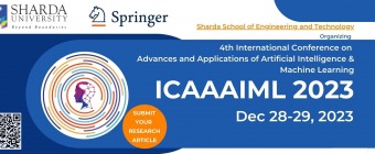 International Conference on Applications of AI & Machine Learning