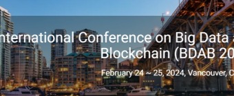 5th International Conference on Big Data and Blockchain (BDAB 2024)