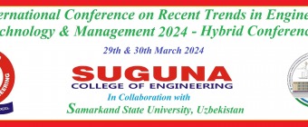 INTERNATIONAL CONFERENCE ON RECENT TRENDS IN ENGINEERING TECHNOLOGY AND MANAGEMENT