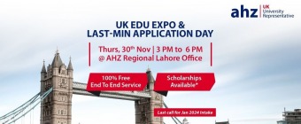 UK Edu Expo & last Min Application Day - AHZ RO Lahore