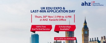 UK Edu Expo & last Min Application Day - AHZ Karachi