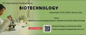 12th International Conference on Biotechnology