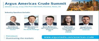 Argus Americas Crude Summit | Jan 22-24, 2024 | In-person: Houston, Texas, US
