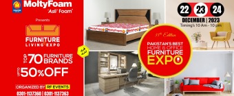 Karachi Furniture and Living Expo 22-23-24 Dec 2023 at Expo Center