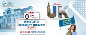 Study in UK without IELTS. Meet BPP University at Global Tree Office, Hyderabad 