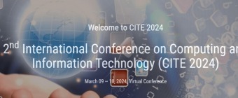 2nd International Conference on Computing and Information Technology (CITE 2024)