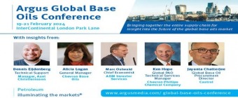 Argus Global Base Oils Conference | 19 - 21 February 2024 | Central London, UK.