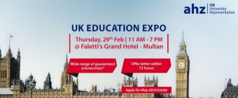 UK Education Expo 2024 at Faletti's Grand Hotel Multan
