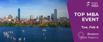 Access MBA in-person event on Tuesday, February 6 in Boston
