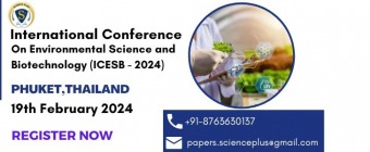 International Conference on Environmental Science and Biotechnology (ICESB - 2024) 