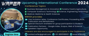  International Conference on Forestry Food and Sustainable Agriculture