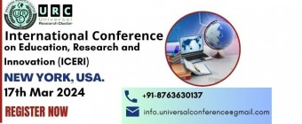 International Conference of Education, Research and Innovation (ICERI) organized by Universal Research Cluster during 17th Mar 2024 at New York, United States of America.