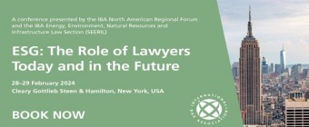 ESG: the role of lawyers today and in the future