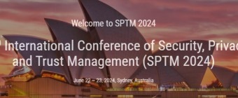 12th International Conference of Security, Privacy and Trust  Management (SPTM 2024)