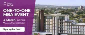 Meet your dream universities at the Access MBA Accra In-person Event