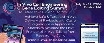 3rd In Vivo Cell Engineering and Gene Editing Summit