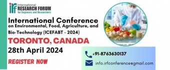 International Conference on Environmental, Food, Agriculture, and Bio-Technology (ICEFABT - 2024)