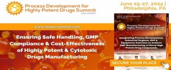 13th Process Development for Highly Potent Drugs Summit (HPAPI)