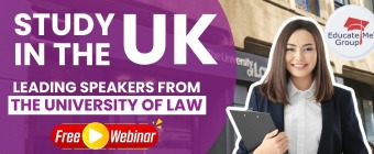 FREE Webinar | Study in the UK | Leading Speakers from The University Of Law