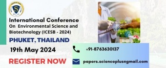 International Conference on Environmental Science and Biotechnology (ICESB - 2024)