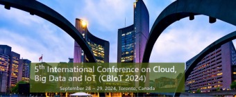 5th International Conference on Cloud, Big Data and IoT (CBIoT 2024)