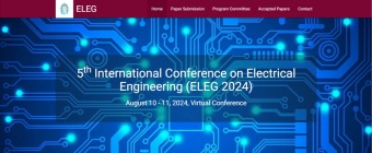 5th International Conference on Electrical Engineering (ELEG 2024)