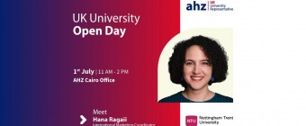Nottingham Trent University Open Day | AHZ Cairo Office