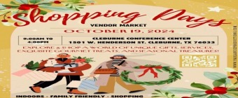 Shopping Days Vendor Market - Christmas