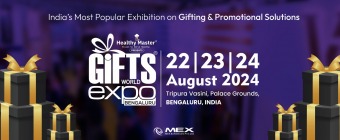 GIFTS WORLD EXPO 2024| 22-23-24 AUGUST| BENGALURU| 22-23-24 AUGUST 2024| Tripura Vasini, Palace Grounds, Bengaluru