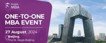 Discover One-to-One MBA Opportunities in Beijing on 27 August