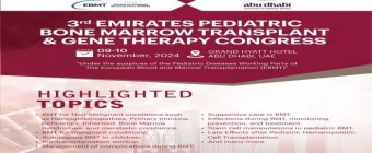 3rd Emirates Pediatric Bone Marrow Transplant and Gene Therapy Congress (EPBMTC)