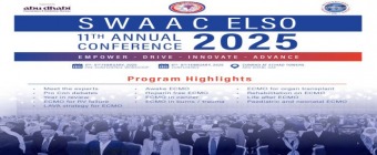 11th annual SWAAC ELSO Conference, February 6th - 8th, 2025 | Conrad Etihad Towers in Abu Dhabi, UAE