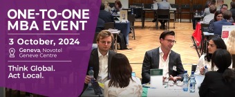 THINK GLOBAL. ACT LOCAL WITH AN MBA IN GENEVA!