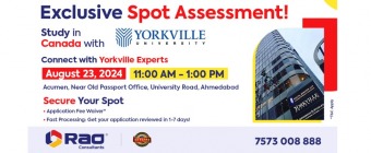 Yorkville University Spot Assessment - Rao Consultants