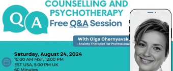 Free Q&A Webinar about Counselling & Psychotherapy 