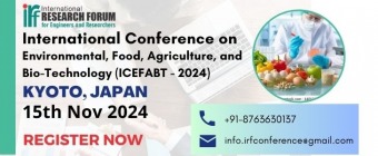 International Conference on Environmental, Food, Agriculture, and Bio-Technology (ICEFABT - 2024)