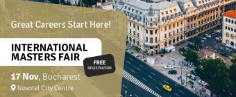 Explore Your Ideal Master's Programme with UnimyGrad Masters Fair in Bucharest on 17 November!
