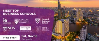 HEAD TOWARDS YOUR NEW LIFE AT THE ACCESS MBA EVENT IN BANGKOK, 16 NOVEMBER