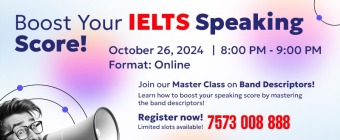 IELTS Speaking Masterclass - Rao Consultants