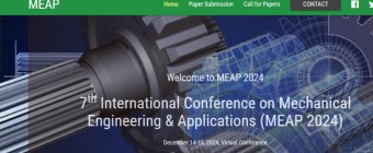7th International Conference on Mechanical Engineering & Applications (MEAP 2024)