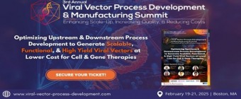 3rd Viral Vector Process Development and Manufacturing Summit