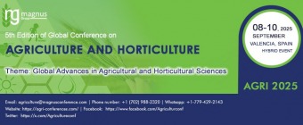 5th Edition of Global Conference on Agriculture and Horticulture